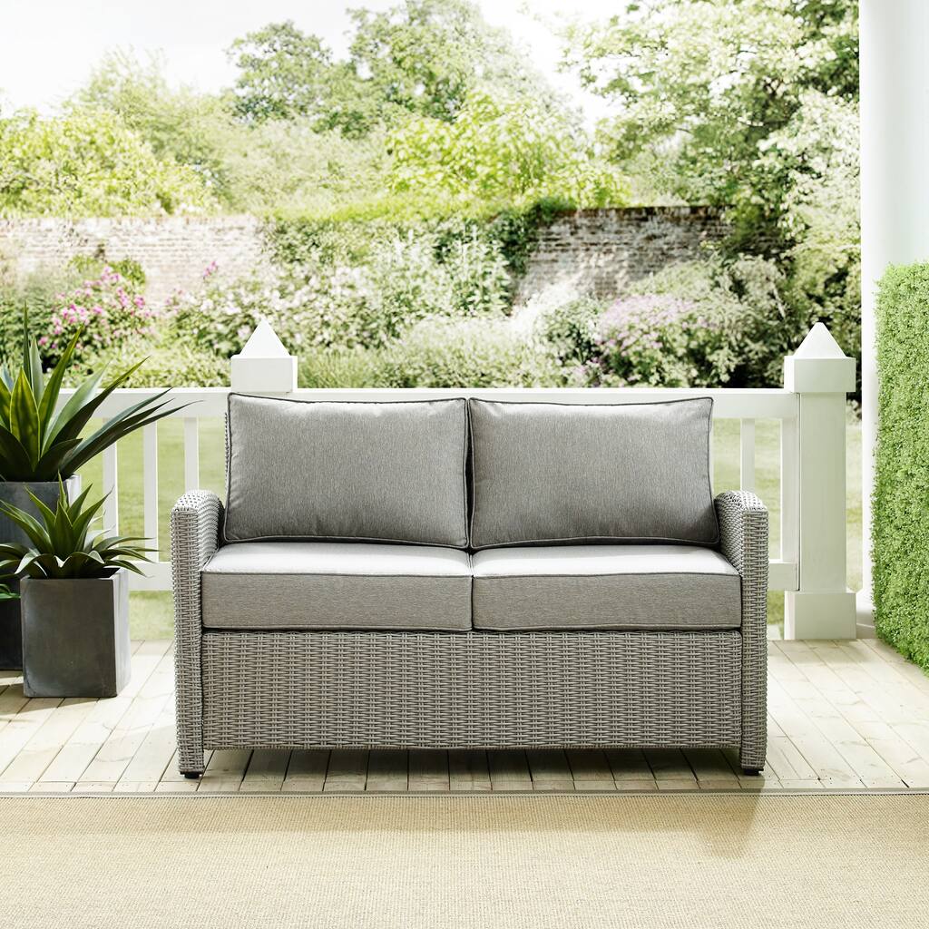 Bradenton Outdoor Wicker Loveseat