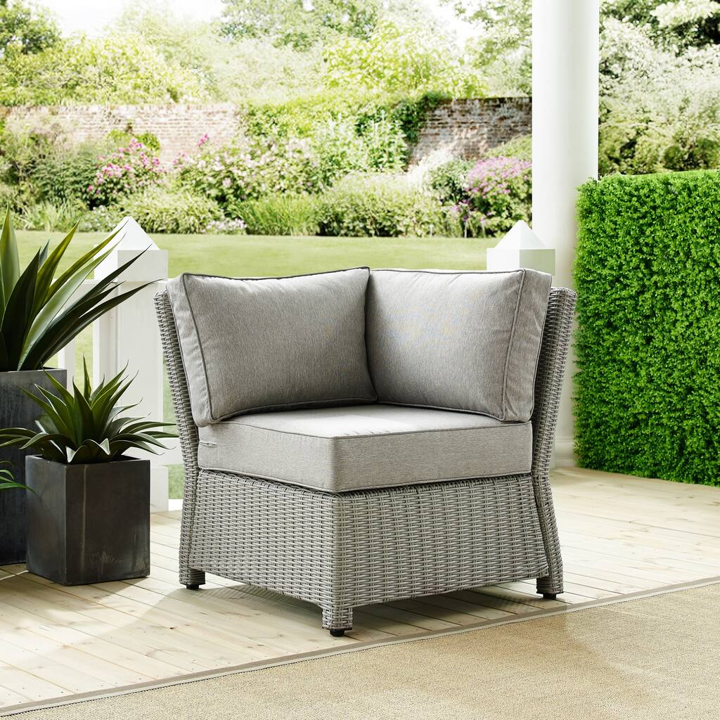 Bradenton Outdoor Wicker Sectional Corner Chair