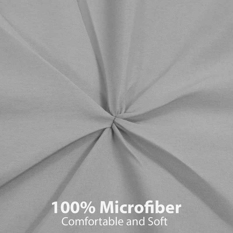 Porch & Den Chinook Pinch Pleat 4-piece Duvet Cover and Insert Set