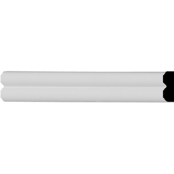 3/4"H x 3/8"P x 94 1/2"L Emery Smooth Chair Rail
