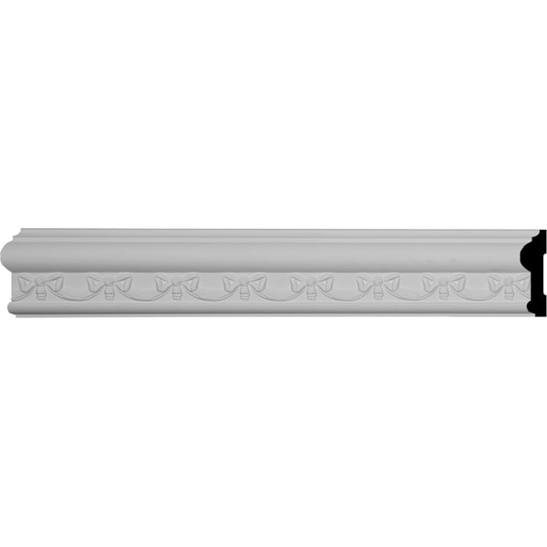 3 1/8"H x 1"P x 94 1/2"L (2 3/8" Repeat) Federal Chair Rail