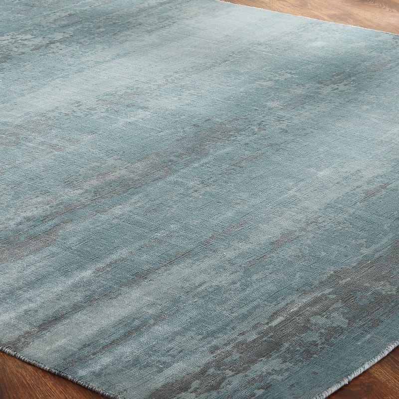 Copper Grove Singerei Blue and Grey Area Rug