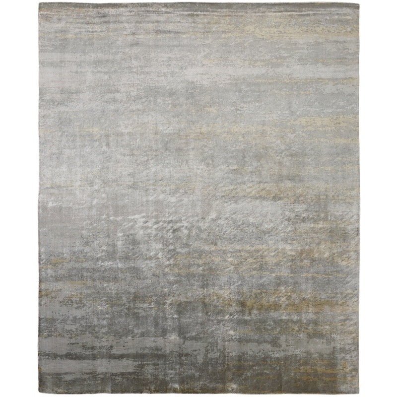 Copper Grove Straseni Grey and Goldtone Area Rug