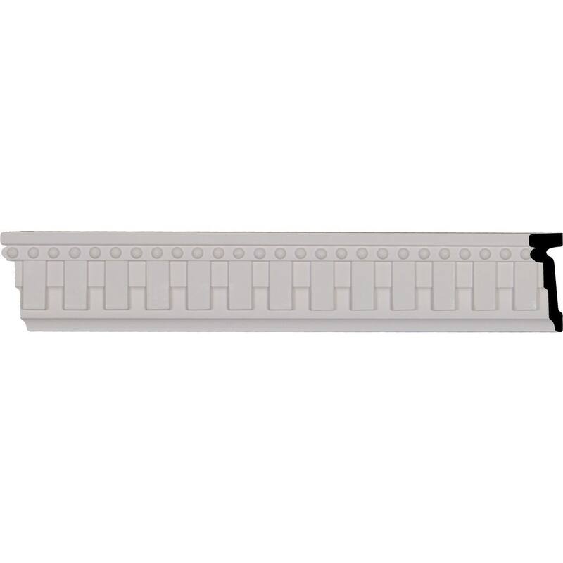 3 1/8"H x 1"P x 94.5"L, (1 1/4" Repeat), Kepler Chair Rail