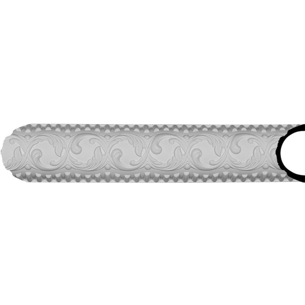 5 1/2"H x 3"P x 94 1/2"L, (7 1/2" Repeat), Nicole Chair Rail