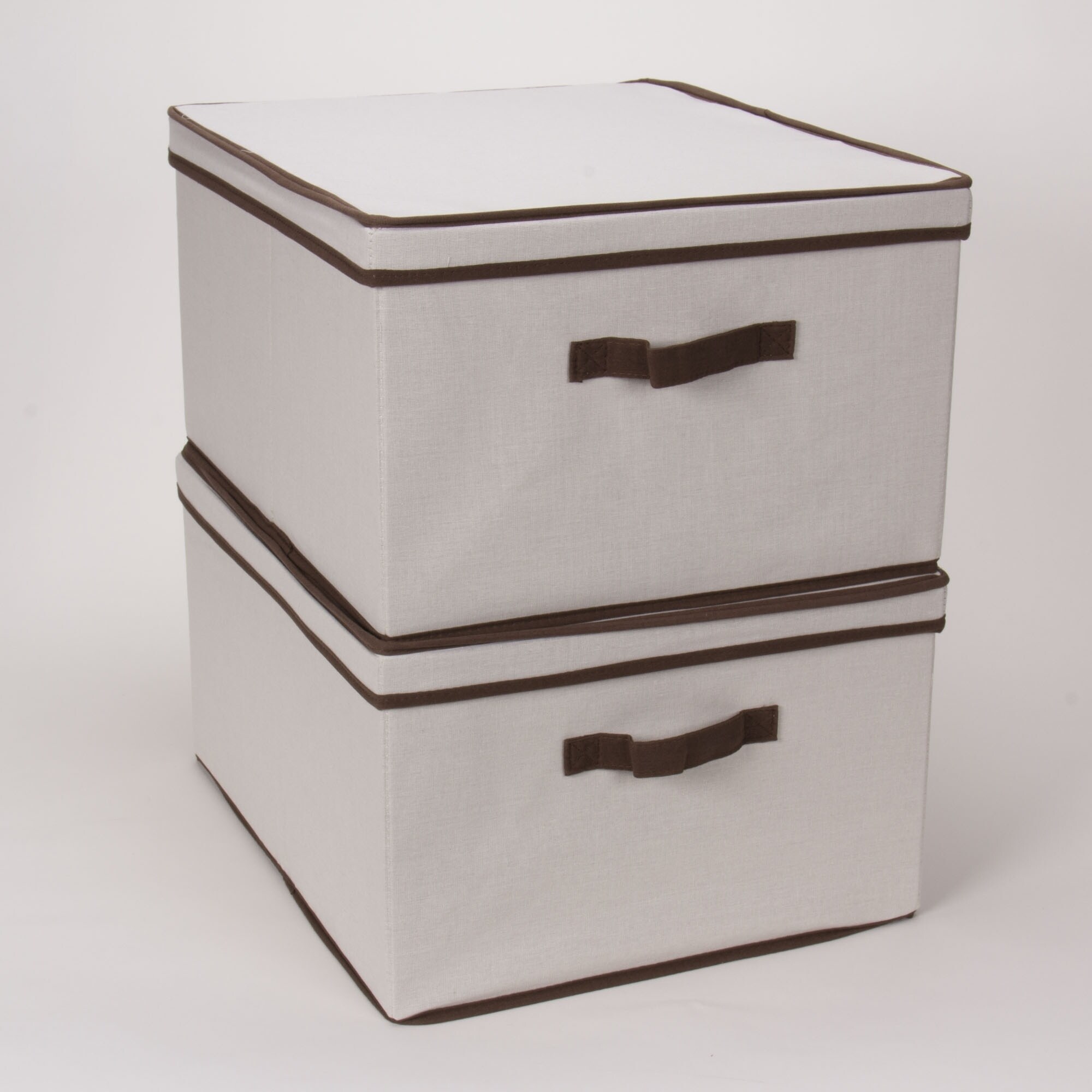 canvas box with lid