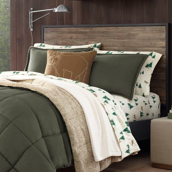 Shop Eddie Bauer Sherwood Green Comforter Set On Sale