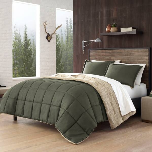 Shop Eddie Bauer Sherwood Green Comforter Set On Sale Free