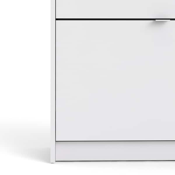 Shop Porch Den Cambria Bright White 4 Drawer Shoe Cabinet Free