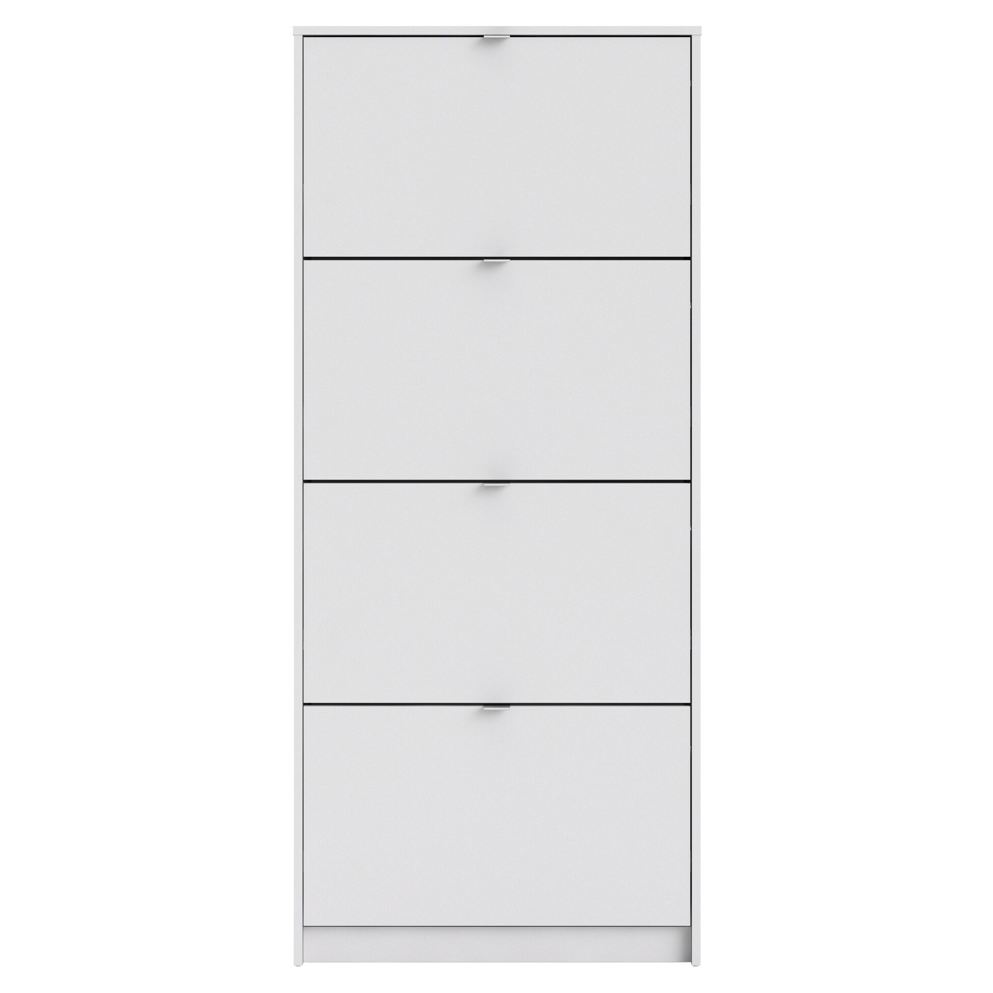 Shop Porch Den Cambria Bright White 4 Drawer Shoe Cabinet Free