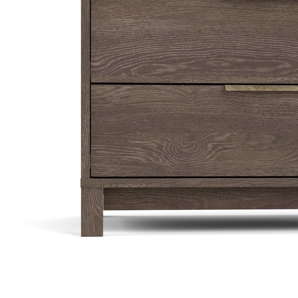 Shop Carbon Loft Kaluuya Dark Chocolate 5 Drawer Chest Free