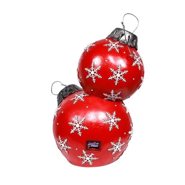 Shop Alpine Corporation Christmas Ball Ornament With Color