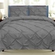 preview thumbnail 6 of 22, Porch & Den Chinook Luxury Pinch Pleat Pintuck 9-piece Bed-In-a-Bag