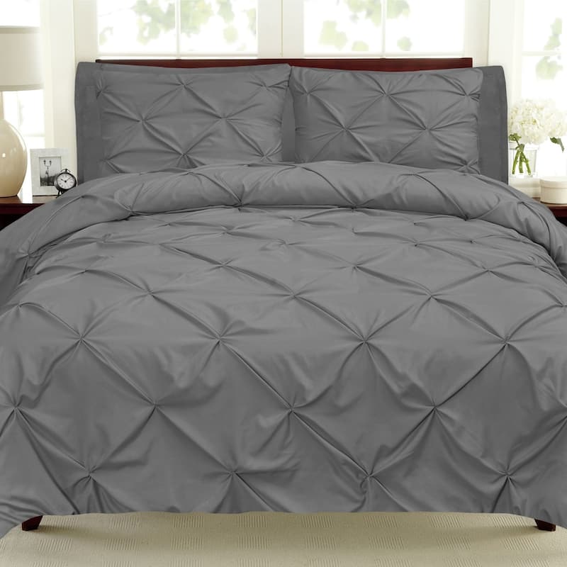 Porch & Den Chinook Luxury Pinch Pleat Pintuck 9-piece Bed-In-a-Bag