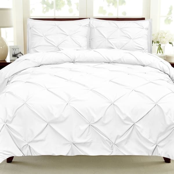 slide 1 of 24, Porch & Den Chinook Luxury Pinch Pleat Pintuck 9-piece Bed-In-a-Bag