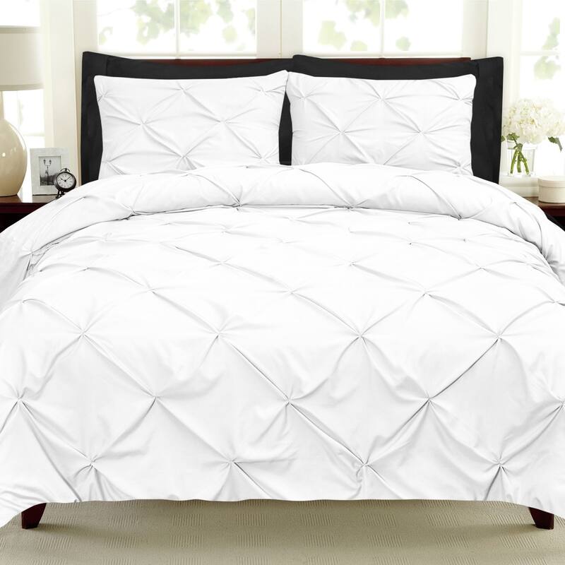 Porch & Den Chinook Luxury Pinch Pleat Pintuck 9-piece Bed-In-a-Bag