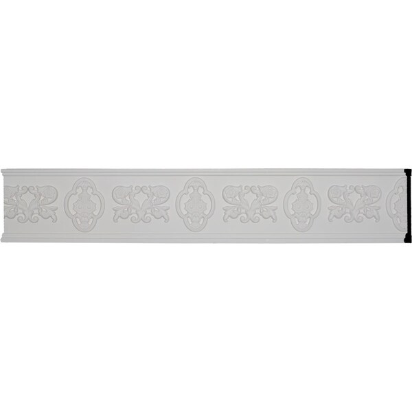 7 7/8"H x 3/4"P x 94 1/2"L, (12" Repeat), Lisbon Chair Rail