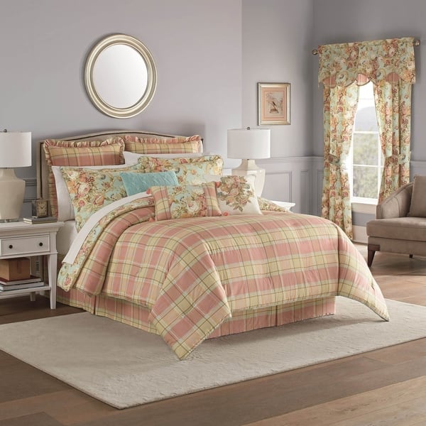 Shop Waverly Spring Bling 4 Piece Comforter Set Free Shipping