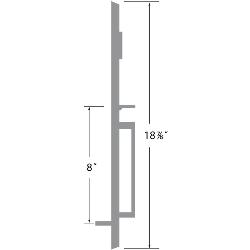 Sure-Loc Vail Rustic Series Dummy Handleset