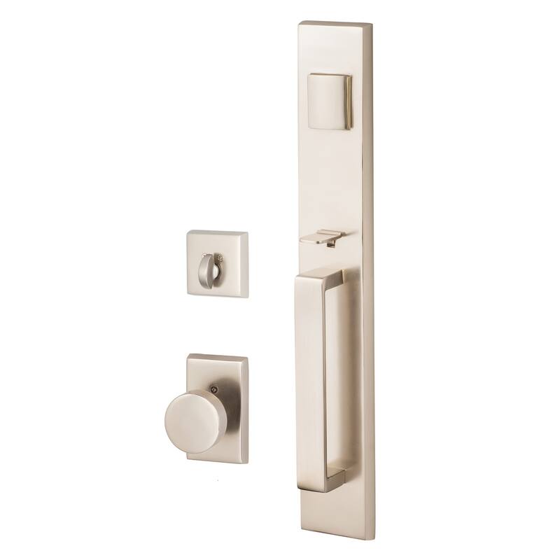 Sure-Loc Vail Rustic Series Dummy Handleset - Silver