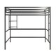 Novogratz Maxwell Metal Loft Bed with Desk & Shelves - Thumbnail 4