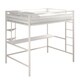 Novogratz Maxwell Metal Loft Bed with Desk & Shelves - Thumbnail 2