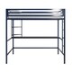 Novogratz Maxwell Metal Loft Bed with Desk & Shelves - Thumbnail 3