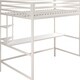 Novogratz Maxwell Metal Loft Bed with Desk & Shelves - Thumbnail 5