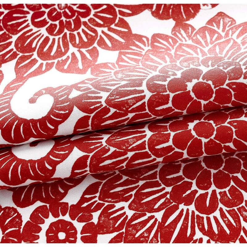Porch & Den Fircrest Blooming Dahlia Room Darkening Thermal Window Valance - 52 x 18