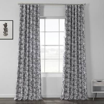 Buy Grey 108 Inches Floral Curtains Drapes Online At Overstock