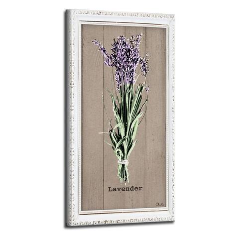 The Gray Barn Botanical 'Lavender' Wrapped Canvas Kitchen Wall Art