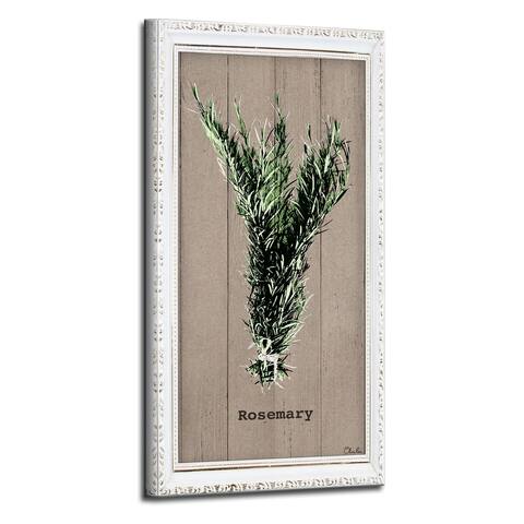 The Gray Barn Botanical 'Rosemary' Wrapped Canvas Kitchen Wall Art