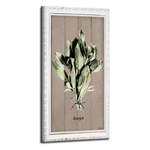 The Gray Barn Botanical 'Sage' Wrapped Canvas Kitchen Wall Art