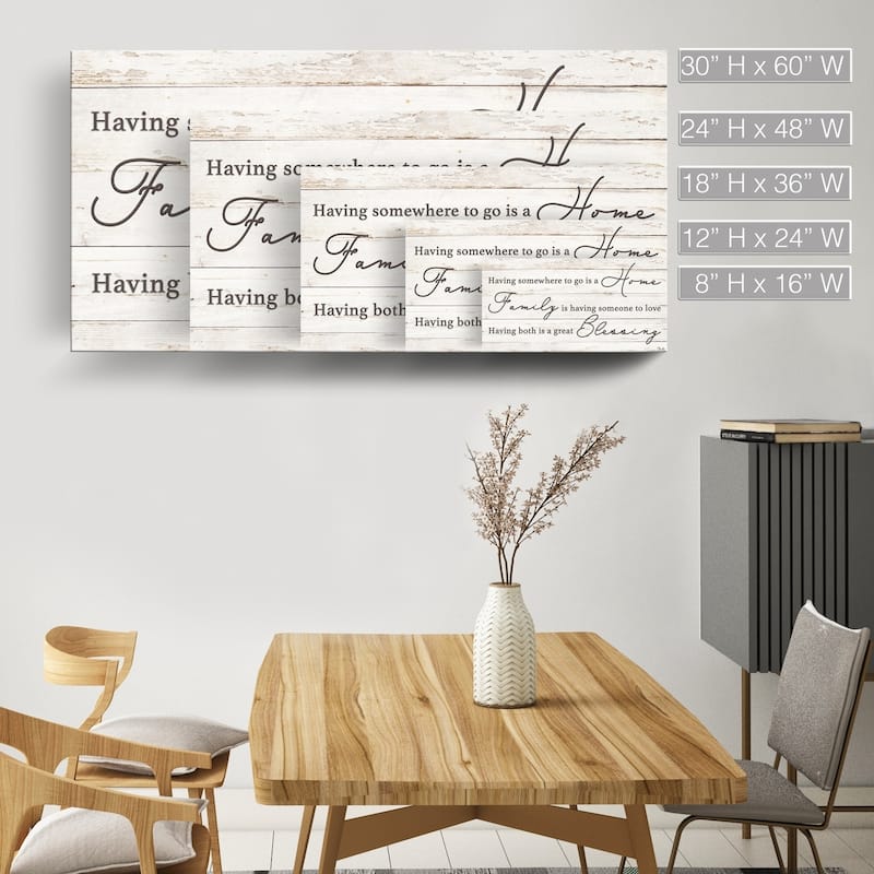 The Gray Barn 'Family Blessing' Wrapped Canvas Textual Harvest Wall Art
