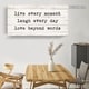 preview thumbnail 10 of 10, The Gray Barn 'Words to Live by' Wrapped Canvas Harvest Wall Art Overall 60" W x 30" H