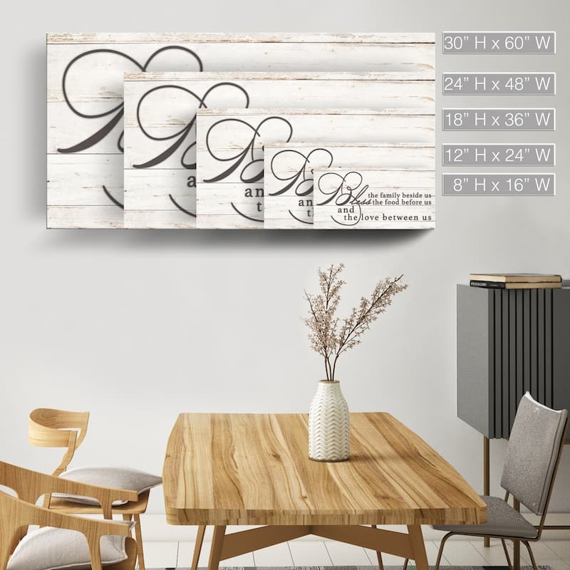The Gray Barn 'Blessing' Wrapped Canvas Kitchen Wall Art