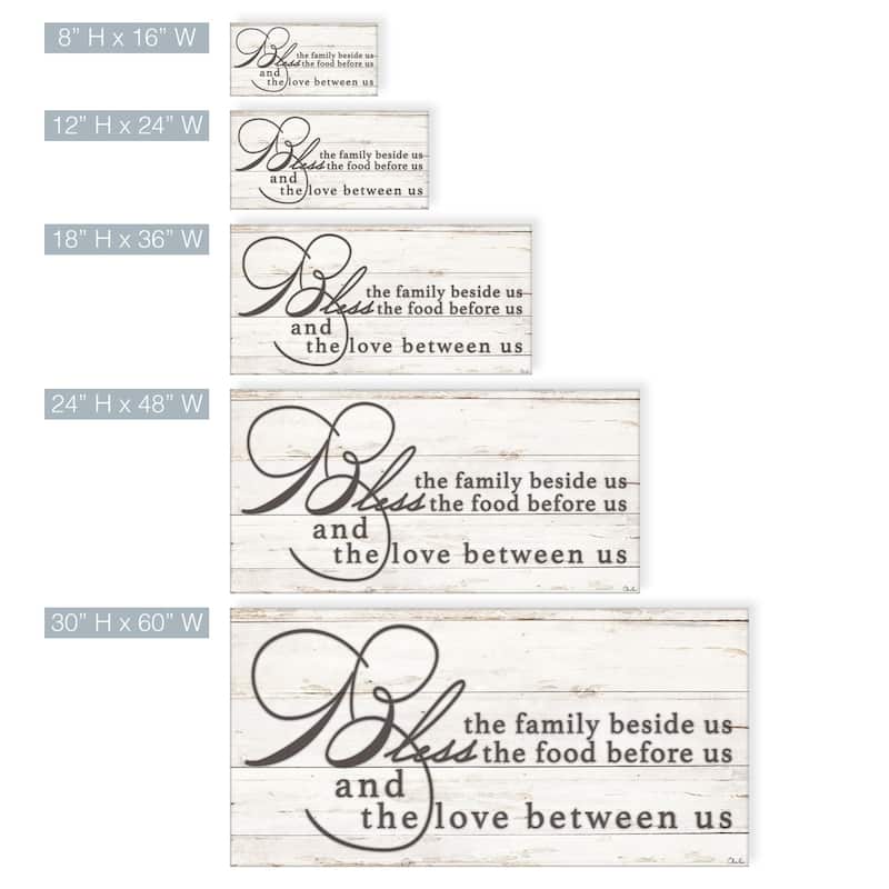 The Gray Barn 'Blessing' Wrapped Canvas Kitchen Wall Art
