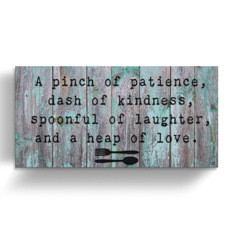 The Gray Barn 'Spoonful' Wrapped Canvas Kitchen Wall Art