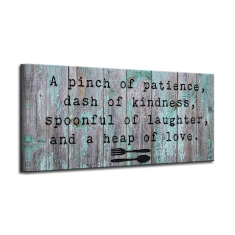 The Gray Barn 'Spoonful' Wrapped Canvas Kitchen Wall Art