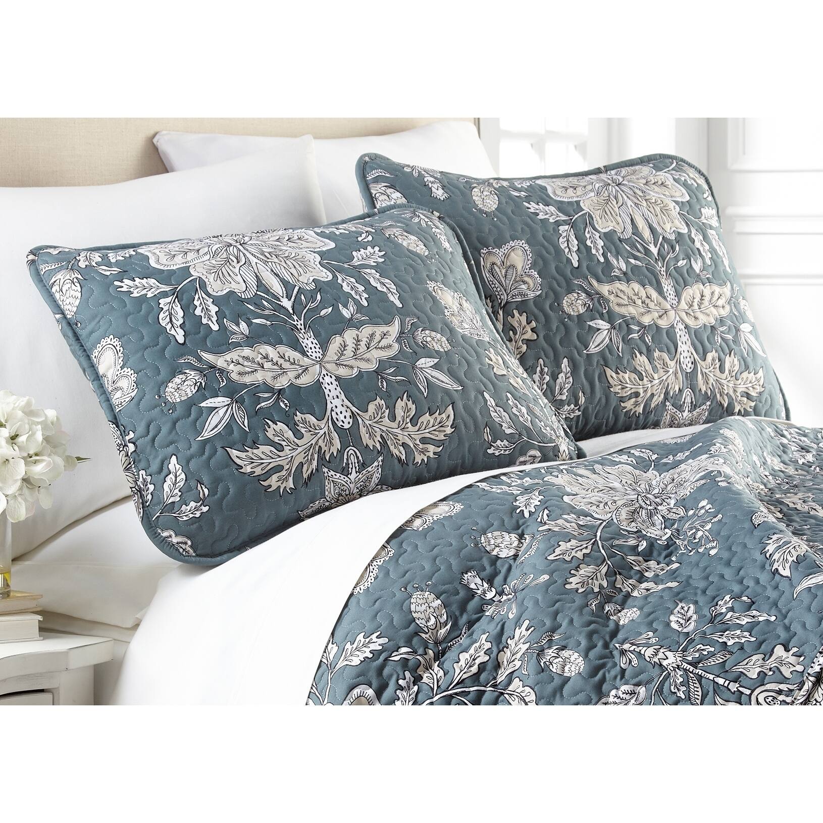 Vintage Garden Quilt and Sham Set On Sale Bed Bath & Beyond 28653782