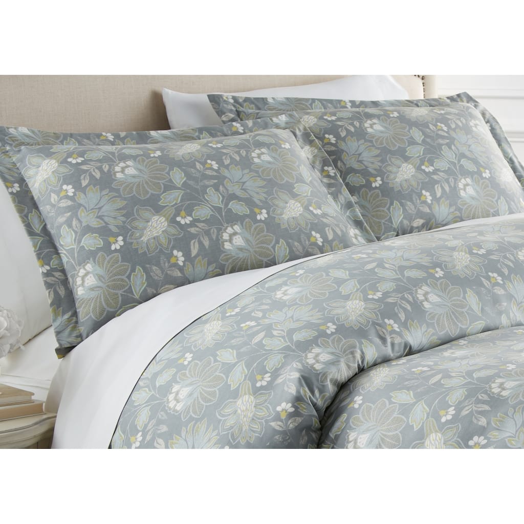 Vilano Premium Ultra-Soft Infinite Blossom Printed Duvet Cover and Sham Set