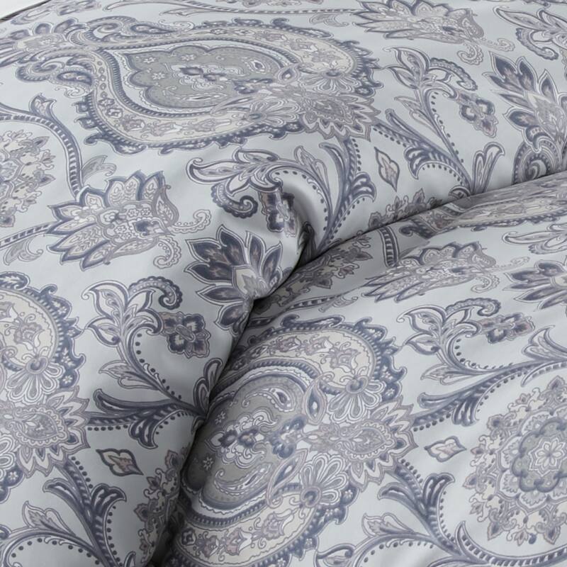 Vilano Premium Ultra-Soft Boho Paisley Duvet Cover and Sham Set