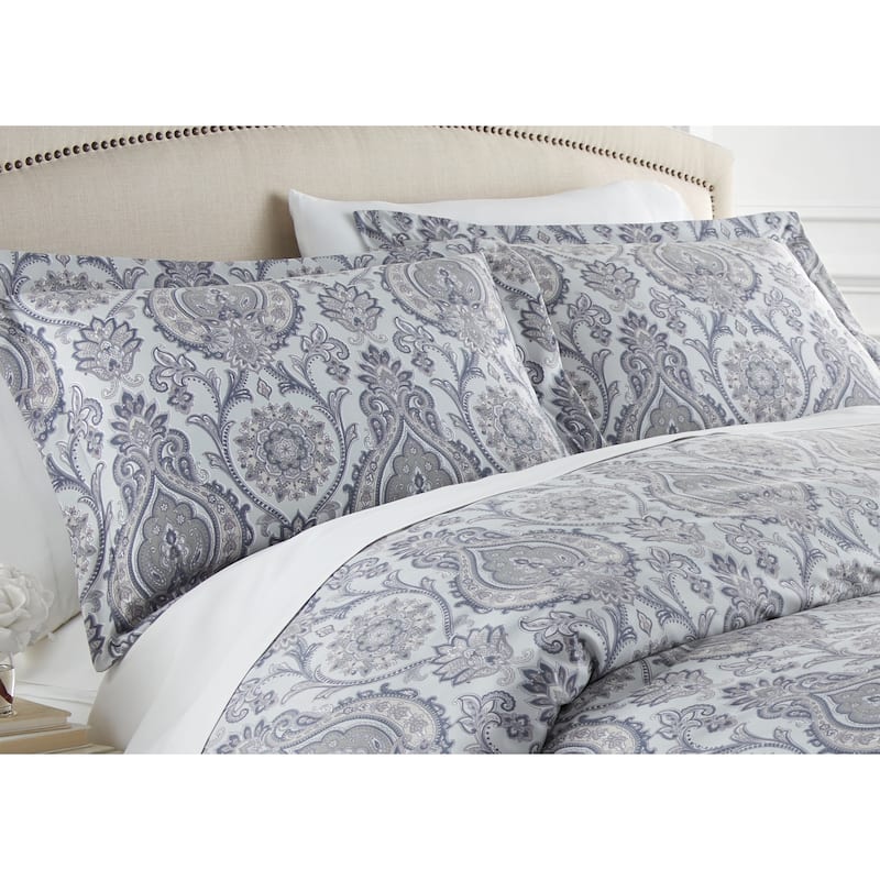 Vilano Premium Ultra-Soft Boho Paisley Duvet Cover and Sham Set