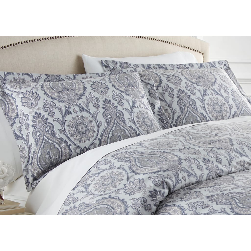 Vilano Premium Ultra-Soft Boho Paisley Duvet Cover and Sham Set