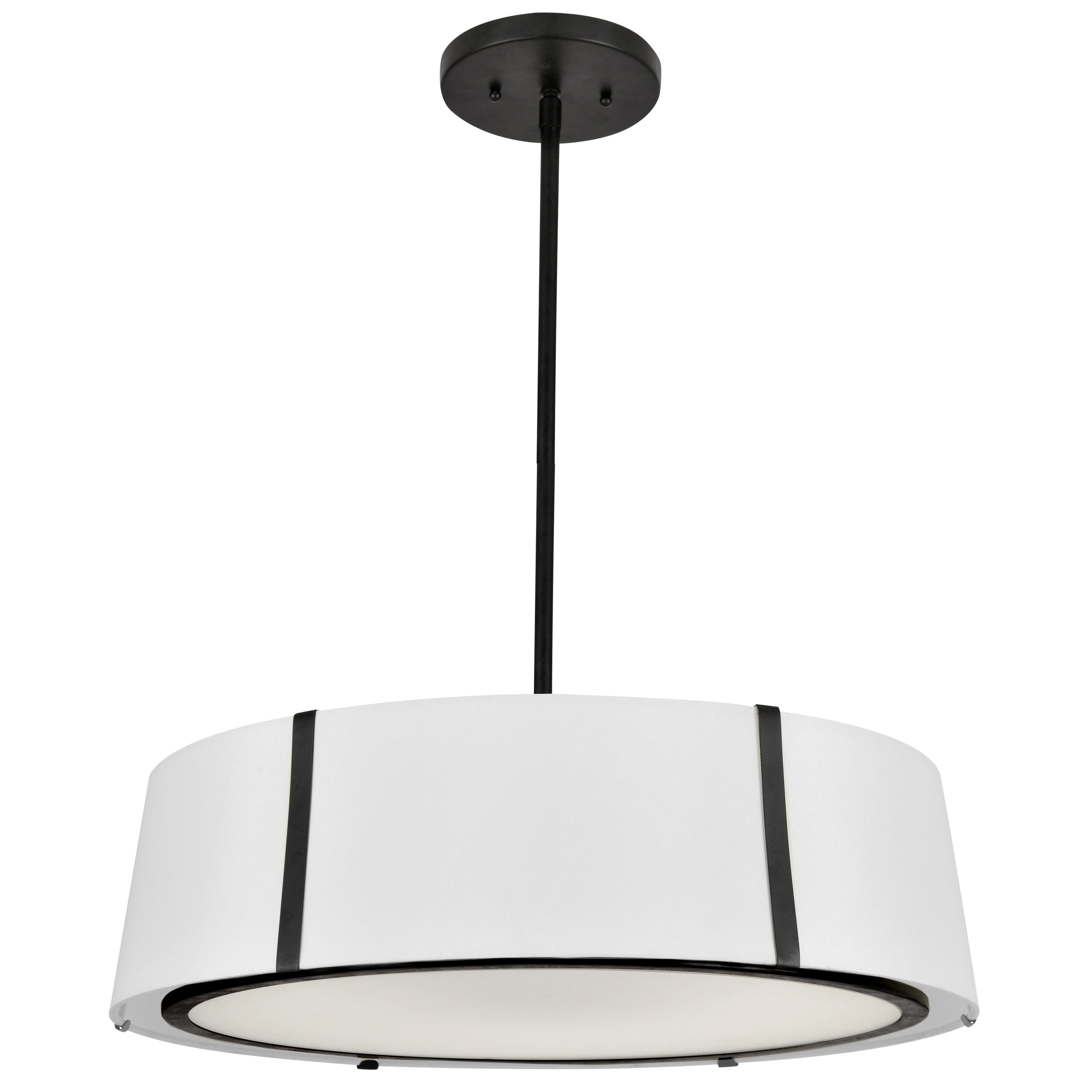 Fulton 6-light Matte Black Chandelier - Chandeliers For Bedrooms by Overstock.com