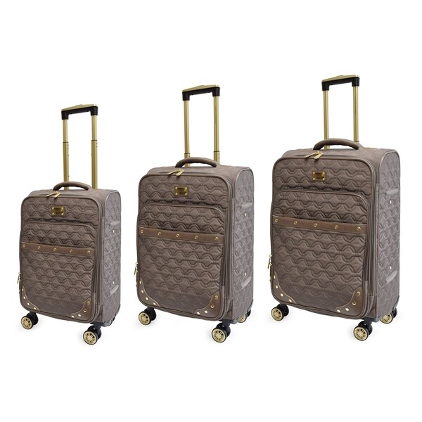adrienne vittadini quilted luggage