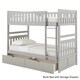 preview thumbnail 8 of 11, Hunter Grey Twin over Twin Bunk Bed by iNSPIRE Q Junior