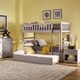 preview thumbnail 3 of 11, Hunter Grey Twin over Twin Bunk Bed by iNSPIRE Q Junior