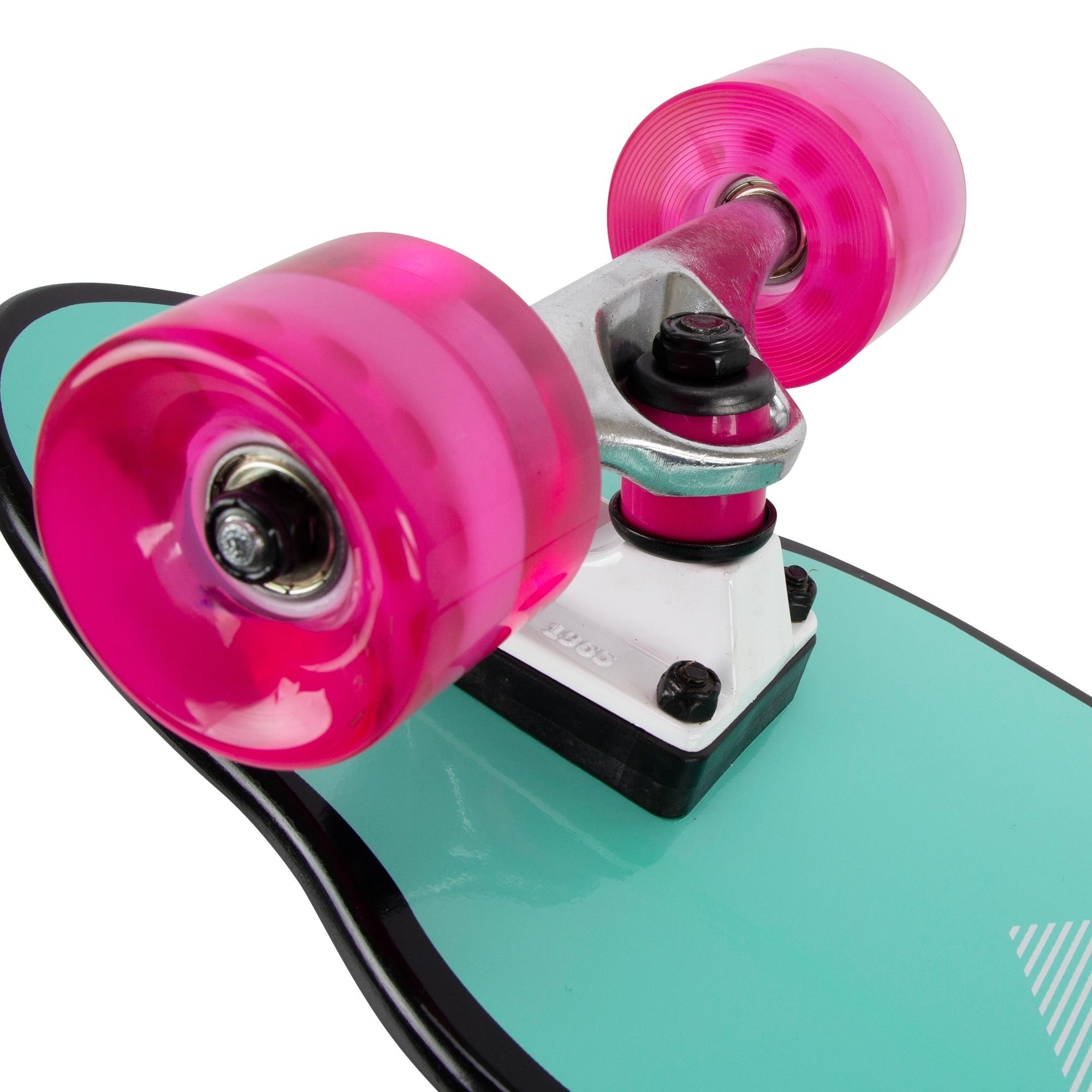 Skateboard Kryptonics 26" Classic Cutaway Cruiser – Bois, Rouge/noir, Depuis 1965