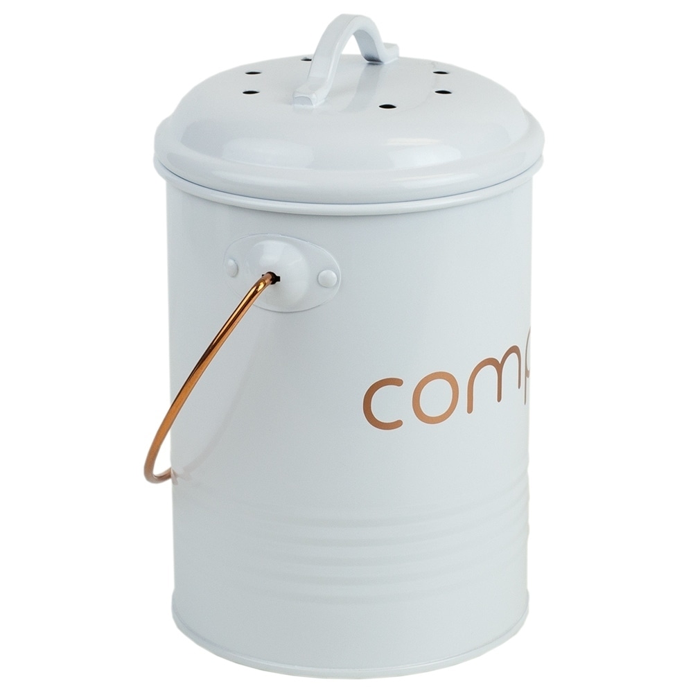 Compost Caddy Seafoam Green